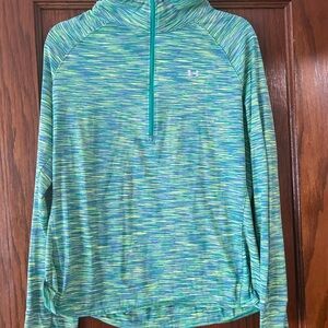 Under Armour Green and Blue Pullover